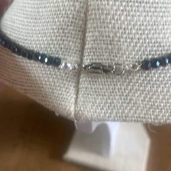 Blue/black Crystal necklace in size 17” - Picture 4 of 4